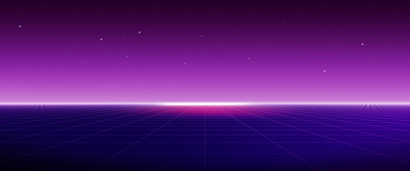 Retro 80’s futuristic background with laser grid, Abstract Sci-f